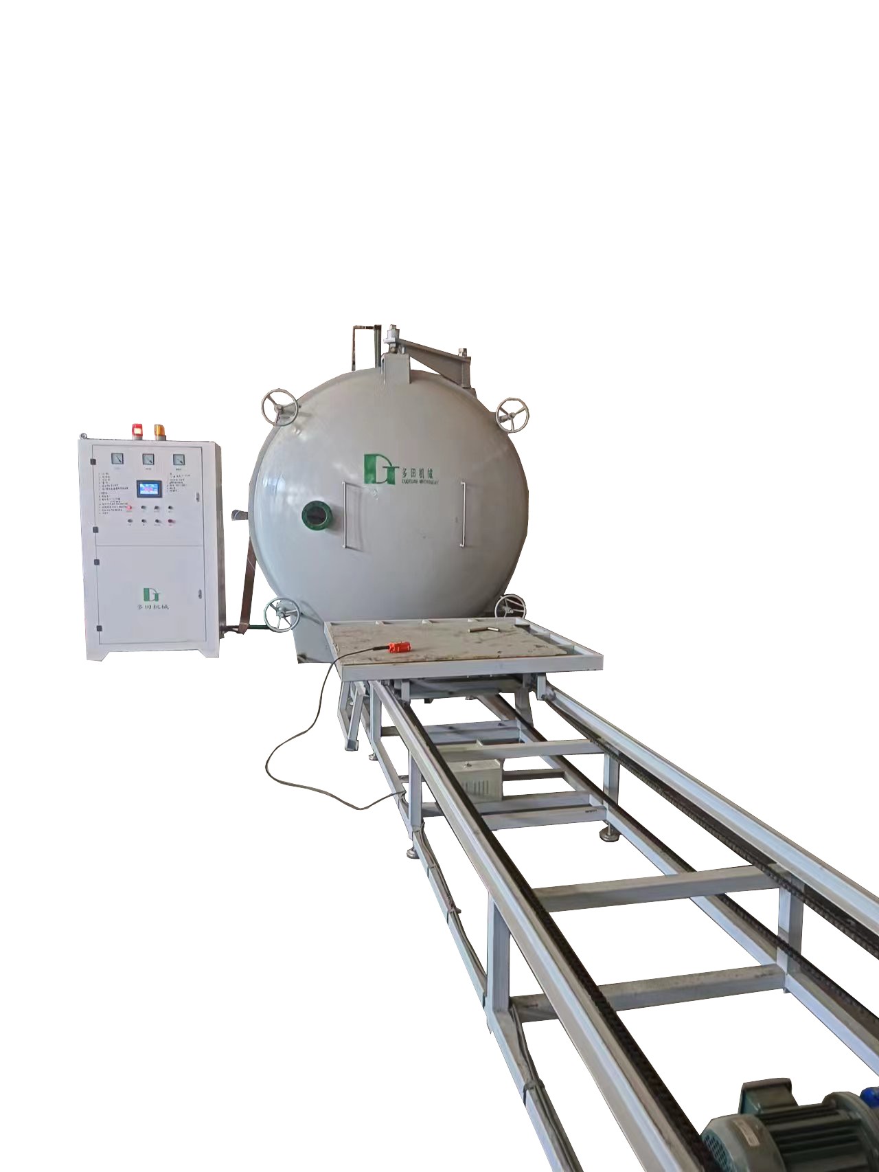 High-frequency veneer plywood vacuum dryer